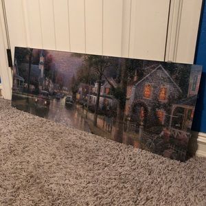 Thomas Kinkade Puzzle Poster